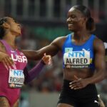 After Defeating Sha’Carri Richardson in Paris, Julien Alfred Receives Warm Welcome From Hometown: “Why We Love Sports”