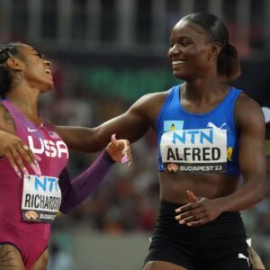 After Defeating Sha’Carri Richardson in Paris, Julien Alfred Receives Warm Welcome From Hometown: “Why We Love Sports”