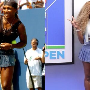 Serena Williams Recreates Andre Agassi-Inspired 2004 US Open Look While Watching Jannik Sinner Match