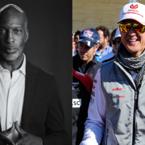 Michael Johnson Recalls His ‘First Formula One Race’ and Iconic Encounter With Legend Michael Schumacher