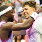 Ben Shelton jokes with Frances Tiafoe