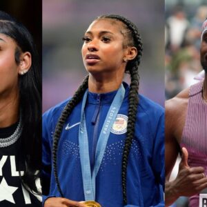 Celeb Watch: Angel Reese, Masai Russell, Kenny Bednarek, and More Stun at Ravens vs. Bills Sunday Night Football Match