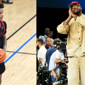 Carmelo Anthony's Name Isn't the Only Thing Drawing Interest from Scouts, Says Son Kiyan Anthony