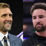 Dirk Nowitzki and Klay Thompson