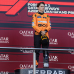 Oscar Piastri, Charles Leclerc and George Russell Set Unique Record With Podium Finish at Azerbaijan GP