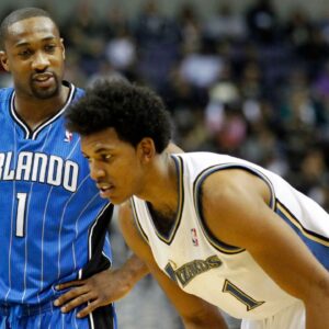 Gilbert Arenas and Nick Young