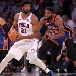 Joel Embiid and Mitchell Robinson