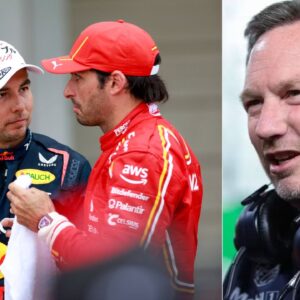 “Carlos Drifted” – Christian Horner Blames Sainz for Sergio Perez’s Crash