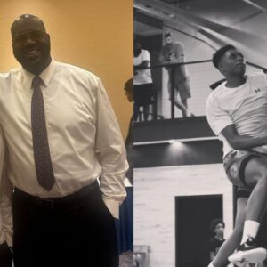 Shaquille O'Neal Shows off His 14-Year-Old Nephew's Insane Athleticism