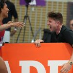 Tara Davis-Woodhall Hails Husband Hunter’s ‘Insane’ Race Execution Leading Up to Golden Finish