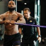 LeBron James and Mike Mancias