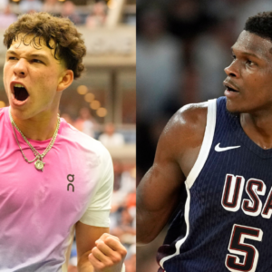 Ben Shelton and Anthony Edwards.