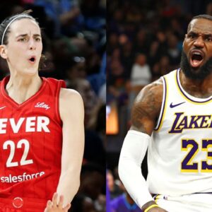 Caitlin Clark and LeBron James