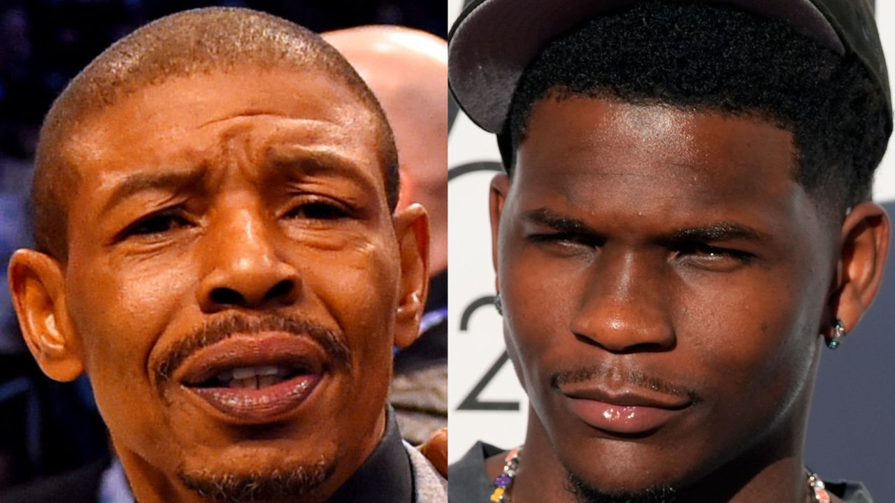 Muggsy Bogues and Anthony Edwards