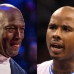 Michael Jordan and Quentin Richardson