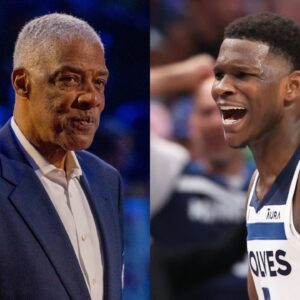 Julius Erving and Anthony Edwards