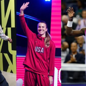 Jordan Clarkson, Sabrina Ionescu Cheer On Frances Tiafoe During US Open QF Clash Against Grigor Dimitrov