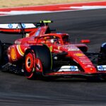 Motorsport FIA Formula 1, Grand Prix of the USA 2024 emspor, v l Qualifying Carlos Sainz Ferrari starting number 55