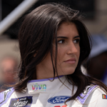NASCAR Xfinity Series driver Hailie Deegan (15) before the start of the NASCAR Xfinity Sonoma 250 at Sonoma Raceway.