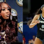 Flau'jae Johnson(L) and Angel Reese(R)