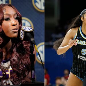 Flau'jae Johnson(L) and Angel Reese(R)