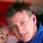 NASCAR Sprint Cup Series driver Michael McDowell (00) during practice for the Best Buy 400 at Dover International Speedway.