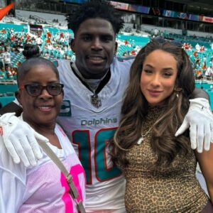 Tyreek Hill and Keeta Vaccaro