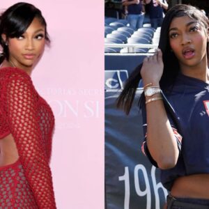 Angel Reese Hits Back at ‘Haters’ After Rocking a Stunning Red Dress at the Victoria’s Secret Fashion Show