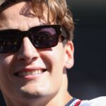 George Russell participates in the driver s parade during the Formula 1 Pirelli United States Grand Prix at Circuit of the Americas