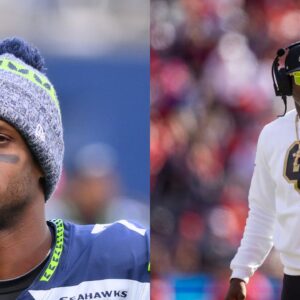 Geno Smith (left) Deion Sanders (Right)