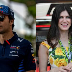 $75M Worth Sergio Perez Flaunts a Humble $3.2k Tag Heuer Promoted by Baywatch-Famed Alexandra Daddario