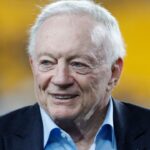 Dallas Cowboys owner Jerry Jones on the field before the game against the Pittsburgh Steelers at Acrisure Stadium.