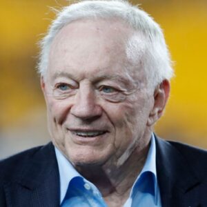 Dallas Cowboys owner Jerry Jones on the field before the game against the Pittsburgh Steelers at Acrisure Stadium.