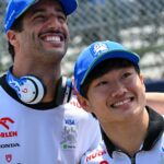 Daniel Ricciardo Racing Bulls S.p.A Visa Cash App RB Formula One Team and Yuki Tsunoda Racing Bulls