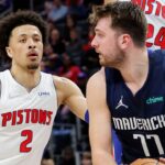 Cade Cunningham and Luka Doncic