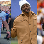 Quinn Ewers(L), Robert Griffin III(C) and Arch Manning(R)