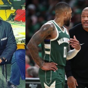 Marc J Spears (L) and Doc Rivers (R)