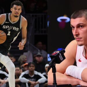 “His Length Is Crazy”: Tyler Herro Has a 'Pause' Moment While Talking about Victor Wembanyama