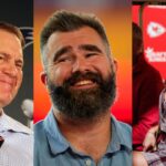 Bill Belichick, Jason Kelce, and Taylor Swift