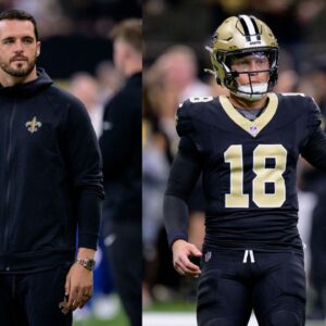 Derek Carr and Spencer Rattler