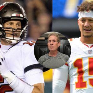 Tom Brady, Skip Bayless, and Patrick Mahomes