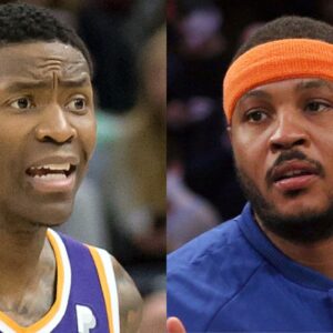 Jamal Crawford and Carmelo Anthony