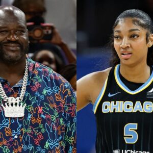 Shaquille O'Neal and Angel Reese