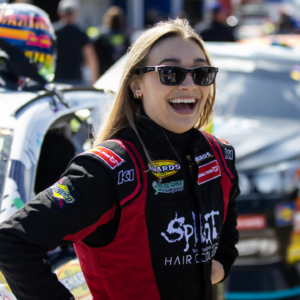 ARCA Menards Series driver Natalie Decker during the BRANDT 200 Supporting Florida FFA at Daytona International Speedway.