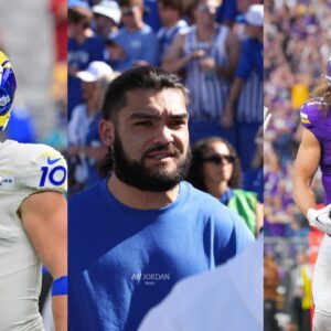 Copper Kupp, Puka Nacua and T.J Hockenson