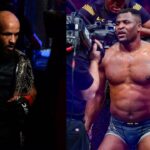 Demetrious Johnson (L) and Francis Ngannou (R)