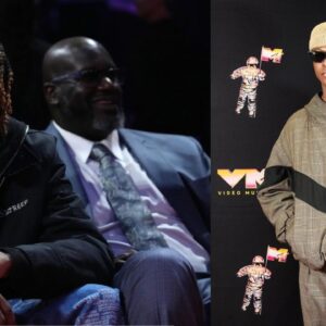 Shareef and Shaquille O'Neal (L) and Myles O'Neal (R)