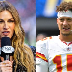 Erin Andrews and Patrick Mahomes