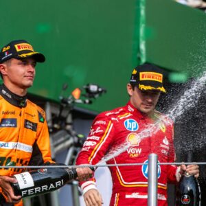 Lando Norris (McLaren Formula 1 Team, Großbritannien, 04), Charles Leclerc (Scuderia Ferrari HP, Monaco, 16)