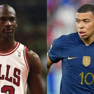Michael Jordan and Kylian Mbappe